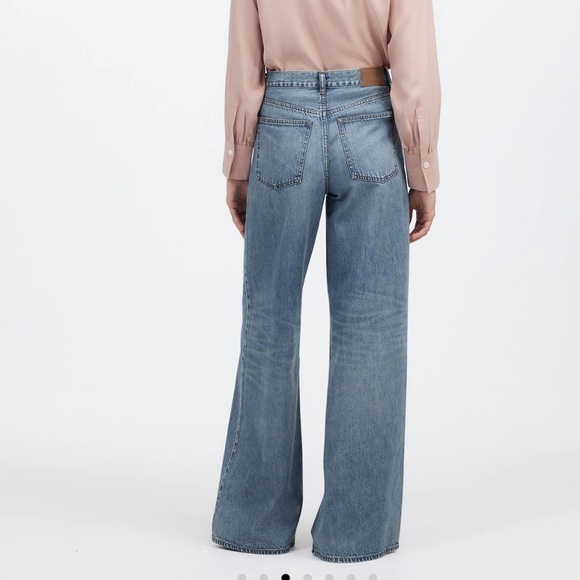 Nwot Madewell Superwide-Leg Jeans: Airy Denim Edition - Picture 4 of 6